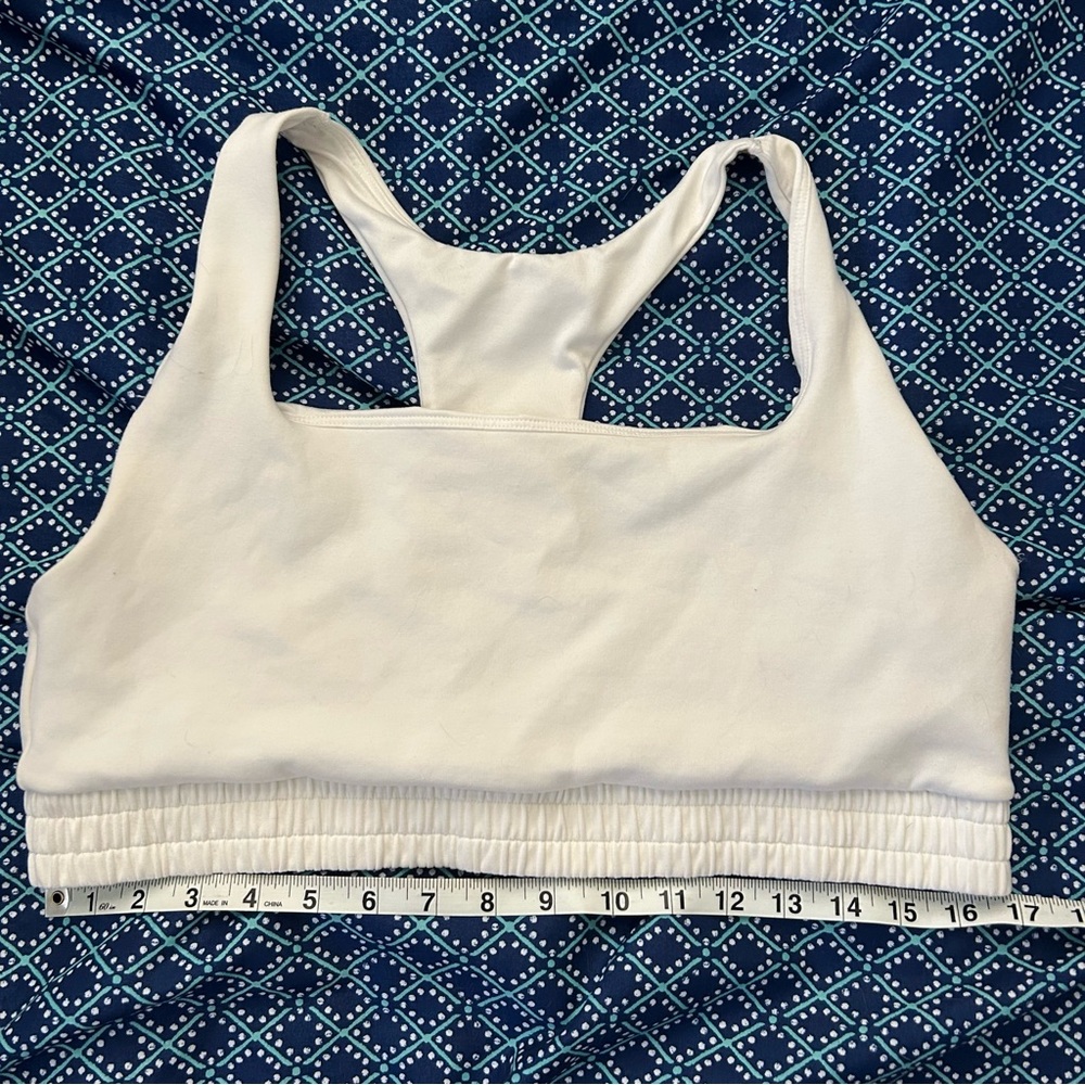 Old Navy White Sports Bra